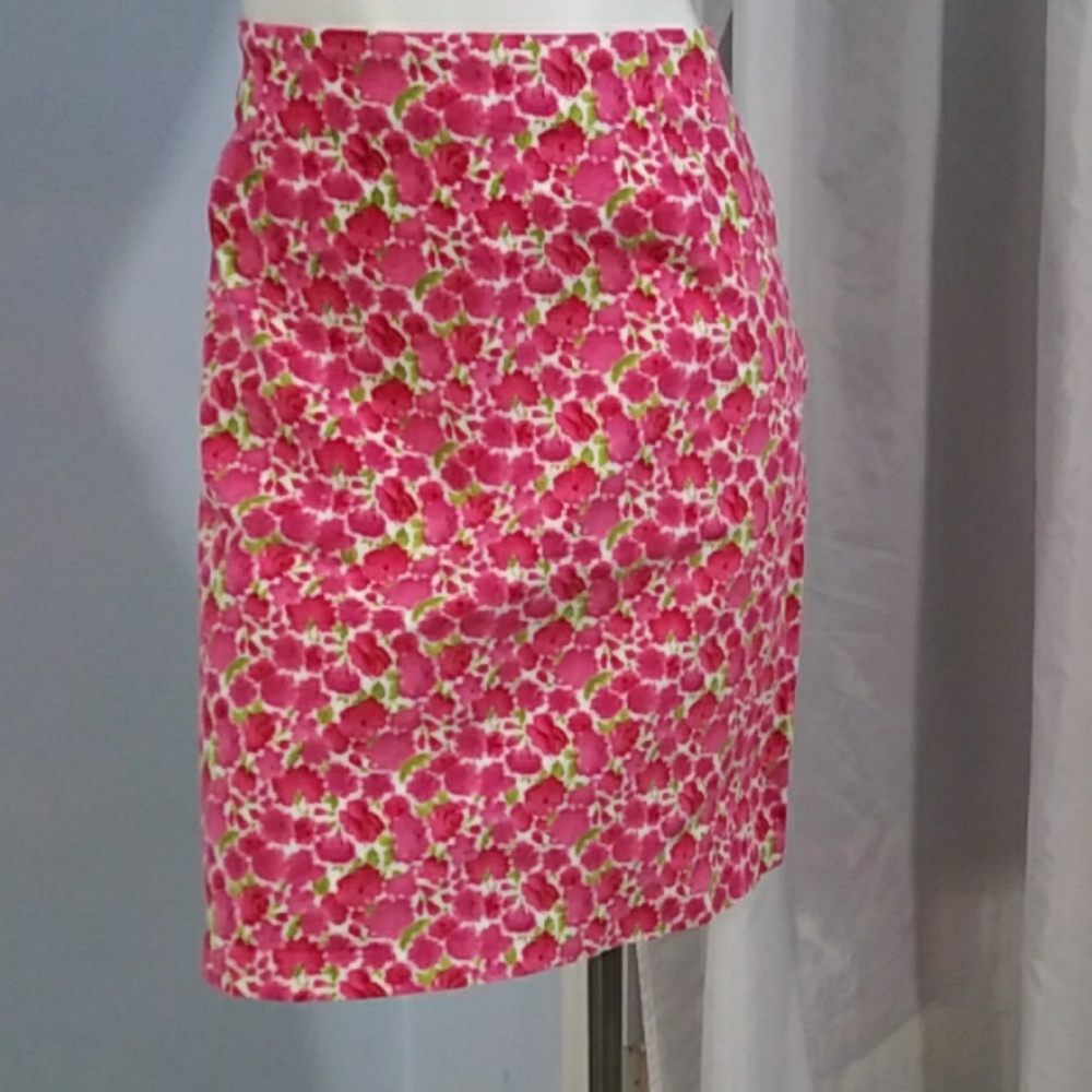 Briggs Skirt with Pink Flowers